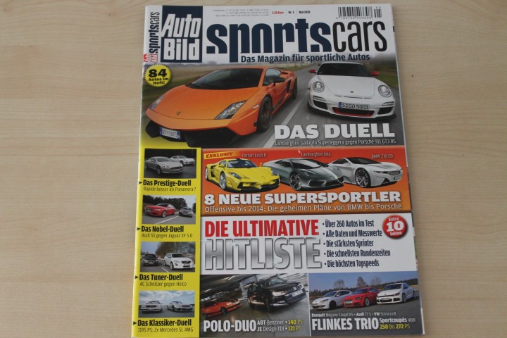 Deckblatt Auto Bild Sportscars (05/2010)